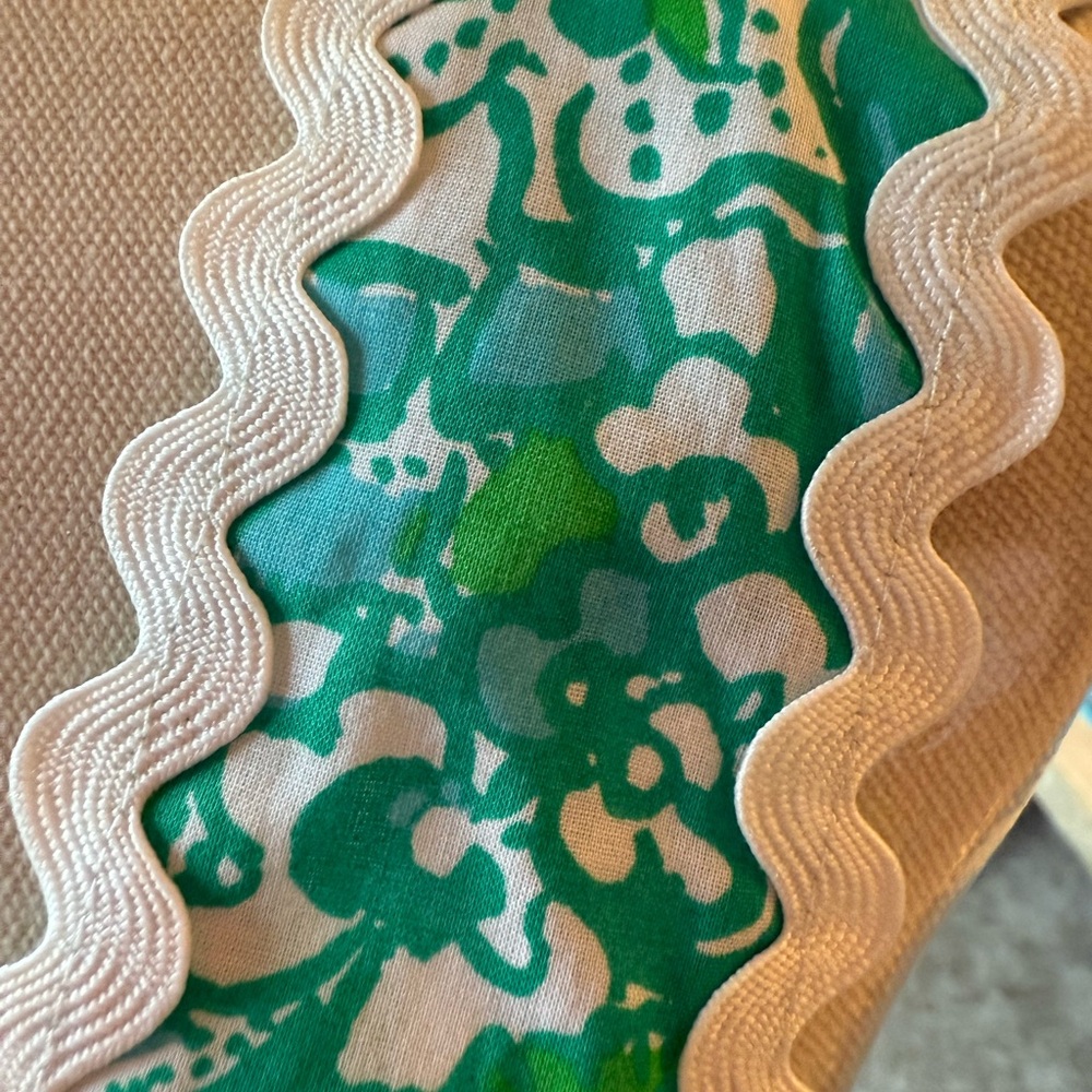 Lilly Pulitzer Midi Dress Botanical Green Safari Sangria - Picture 6 of 7